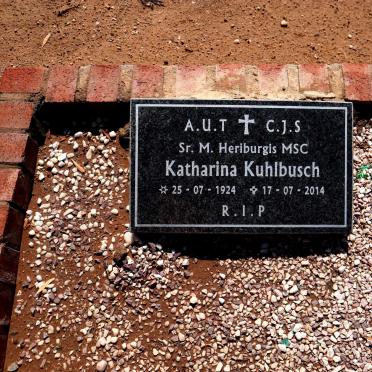 KUHLBUSCH Katharina 1924-2014