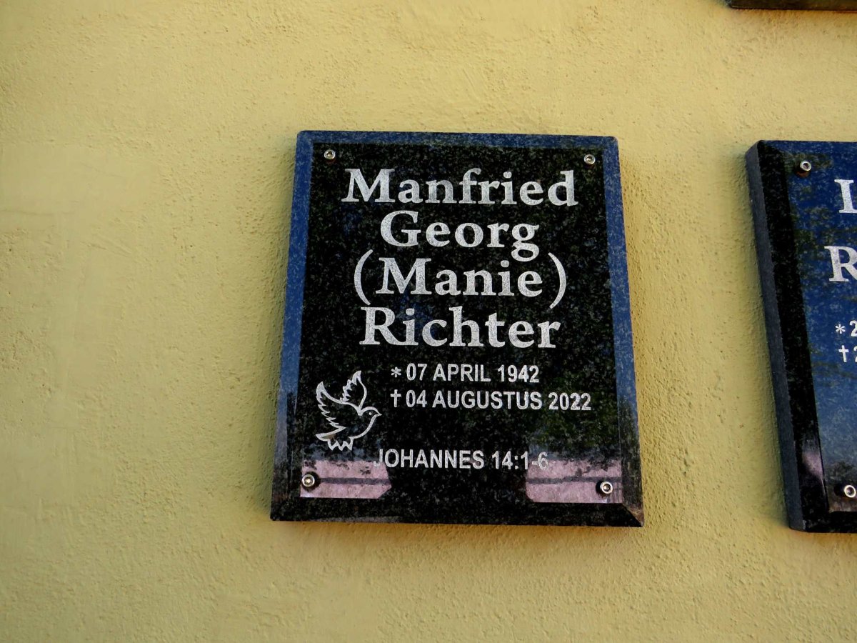 RICHTER Manfried Georg 1942-2022