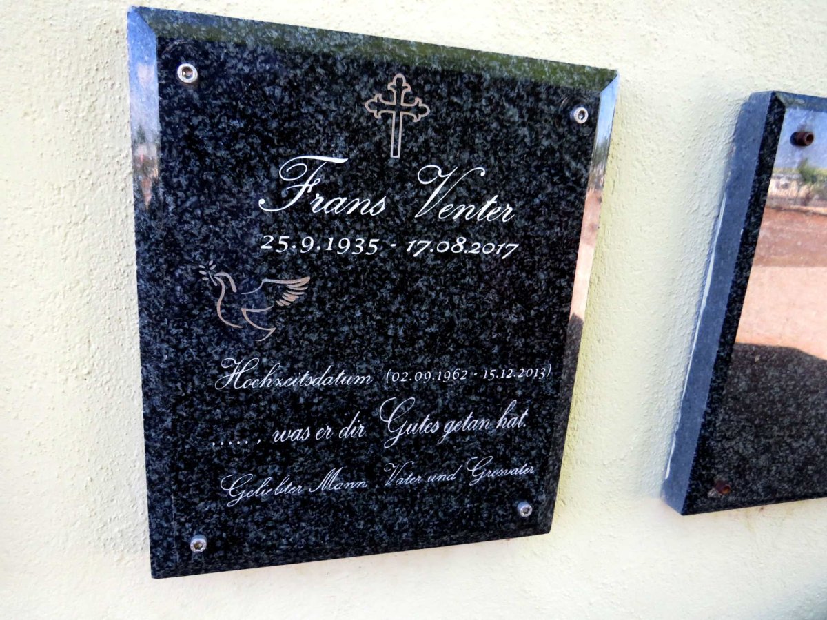 VENTER Frans 1935-2017