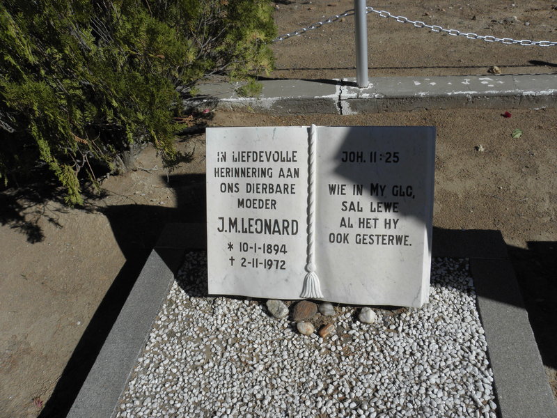 LEONARD J.M. 1894-1972