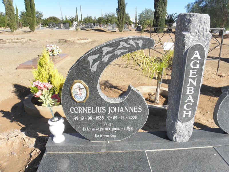 AGENBACH Cornelius Johannes 1935-2008