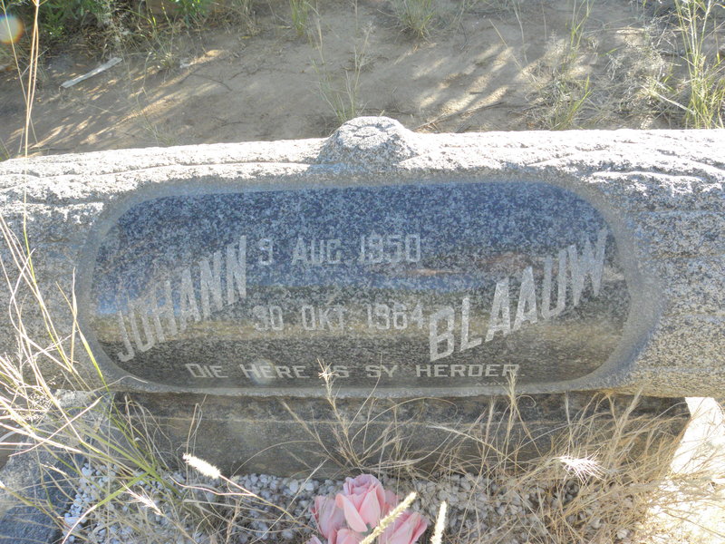 BLAAUW Johann 1950-1964