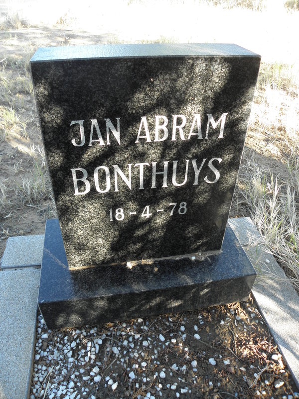 BONTHUYS Jan Abram 78