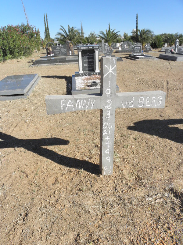 BERG Fanny, v.d. 1923-1999