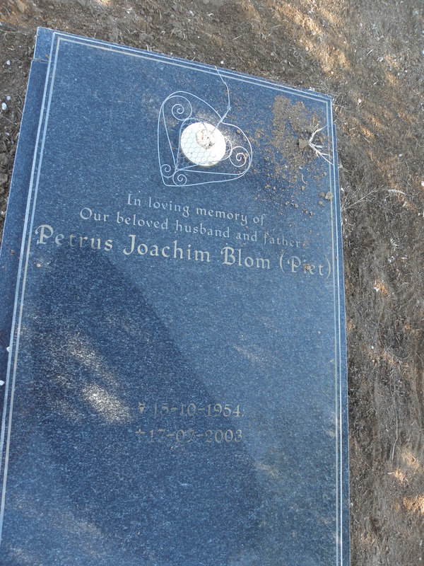 BLOM Petrus Joachim 1954-2003