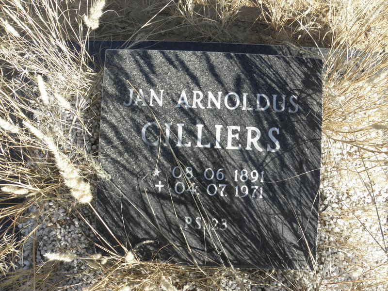 CILLIERS Jan Arnold 1891-1971