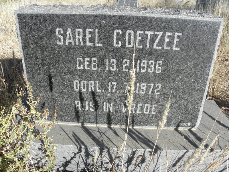 COETZEE Sarel 1936-1972