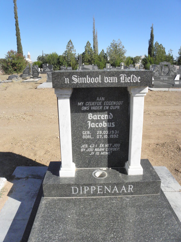 DIPPENAAR Barend Jacobus 1931-1992