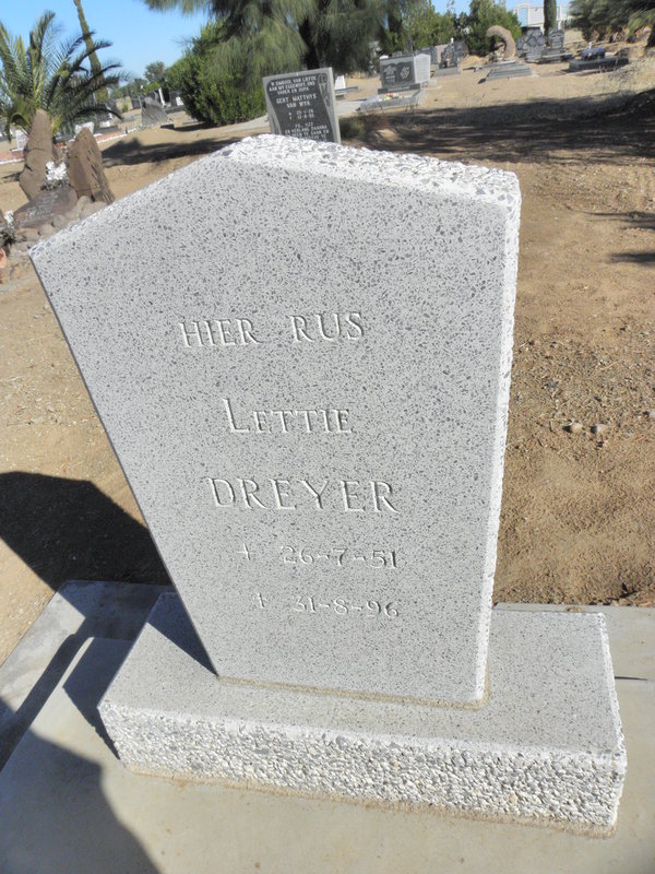 DREYER Lettie 1951-1996