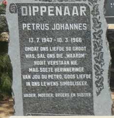 DIPPENAAR Petrus Johannes 1947-1966
