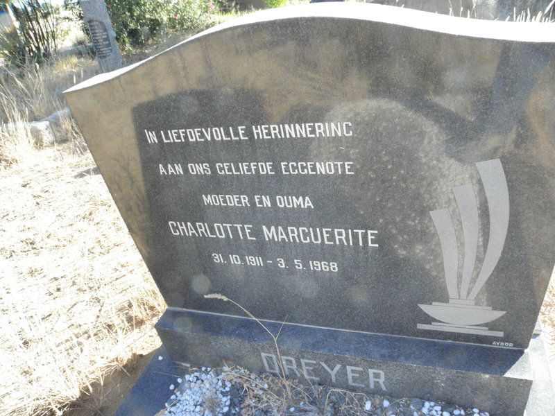 DREYER Charlotte Marguerite 1911-1968