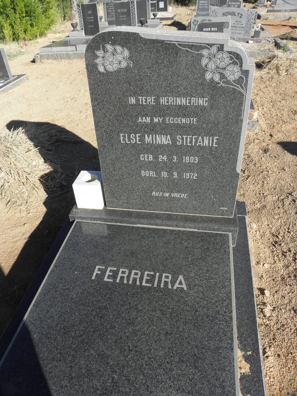 FERREIRA Else Minna Stefanie 1903-1972