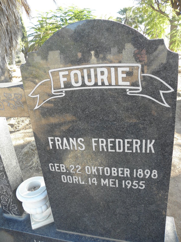 FOURIE Frans Frederik 1898-1955