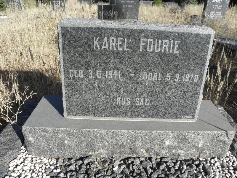 FOURIE Karel 1941-1970