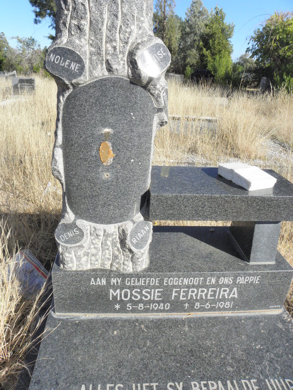 FERREIRA Mossie 1940-1981