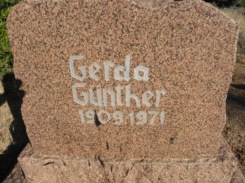 GÜNTER Gerda 1909-1971