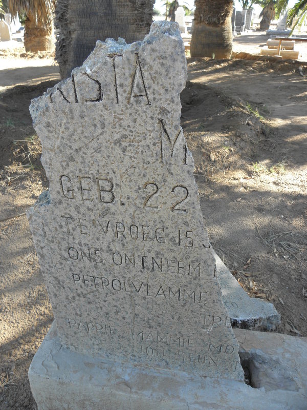 GAGIANO ?rista nee MOOLMAN 1927-1954