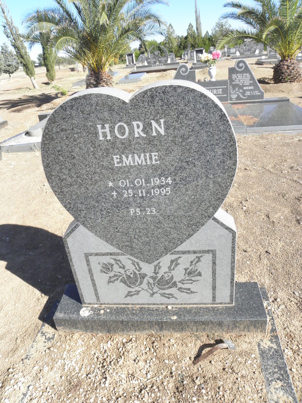 HORN Emmie 1934-1995