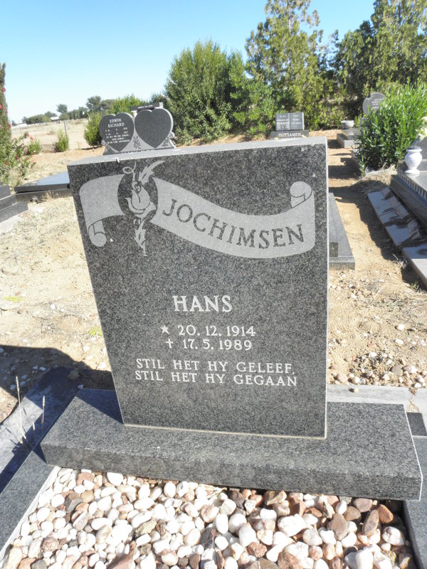 JOCHIMSEN Hans 1914-1989