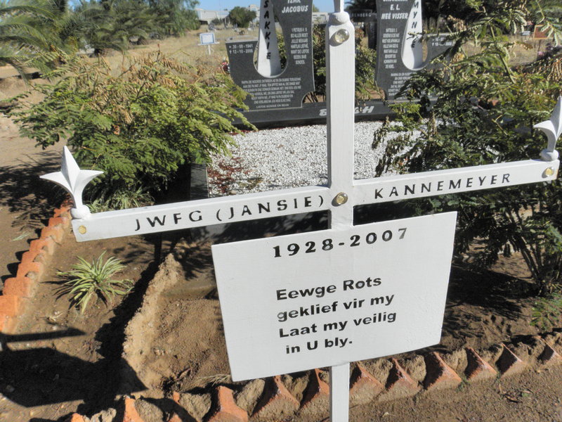 KANNEMEYER J.W.F.G. 1928-2007