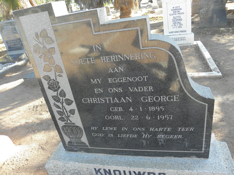 KNOUWDS Christiaan George 1895-1957