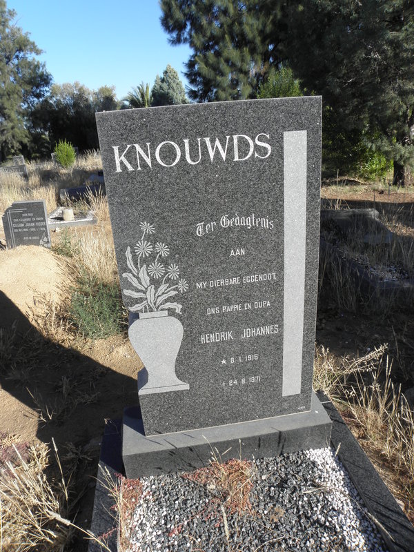 KNOUWDS Hendrik Johannes 1916-1971