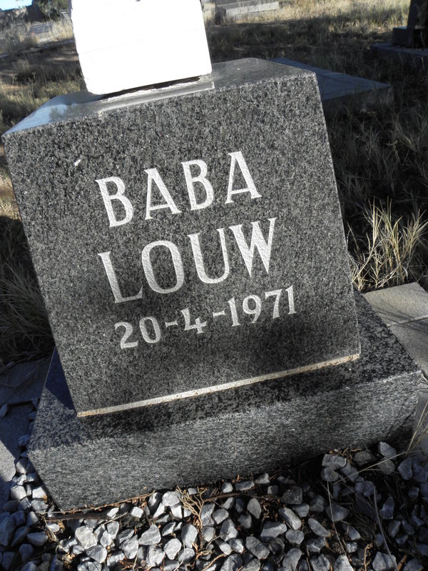 LOUW Baba 1971