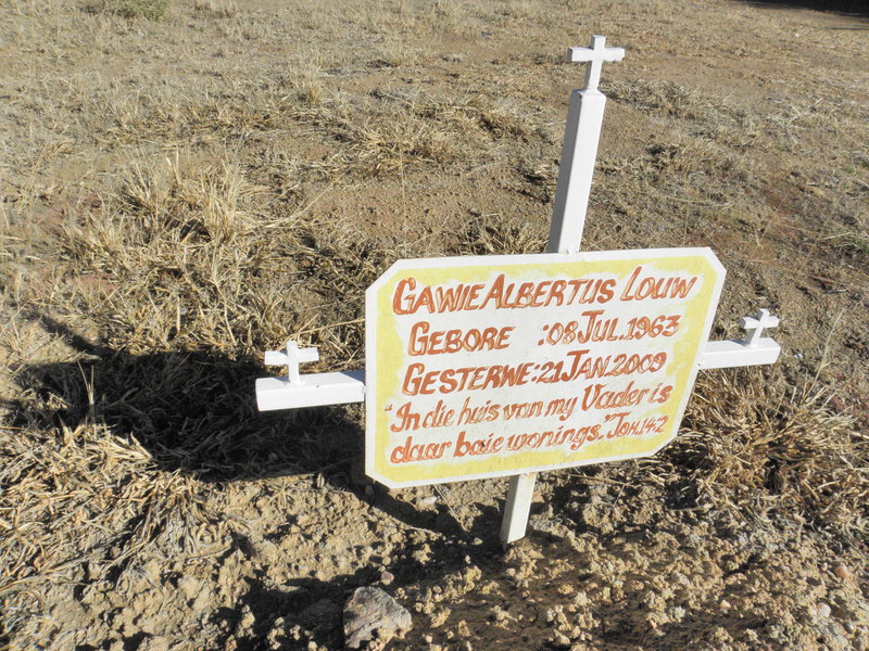 LOUW Gawie Albertus 1963-2009