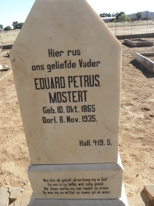 MOSTERT Eduard Petrus 1865-1935