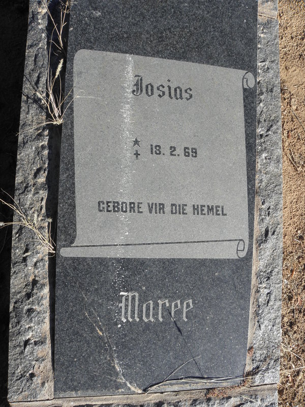 MAREE Josias 1969-1969