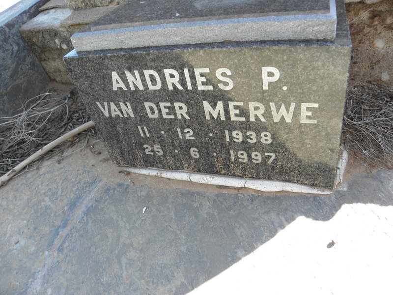 MERWE Andries P., van der 1938-1997