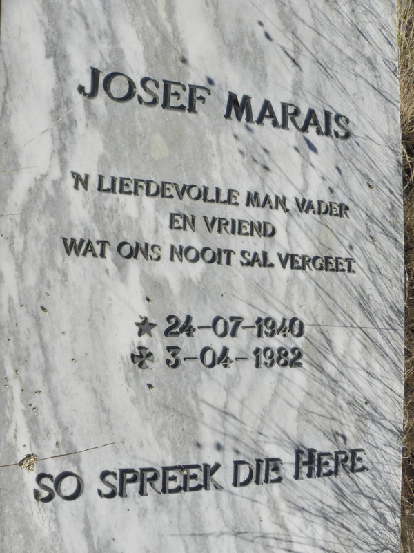 MARAIS Josef 1940-1982