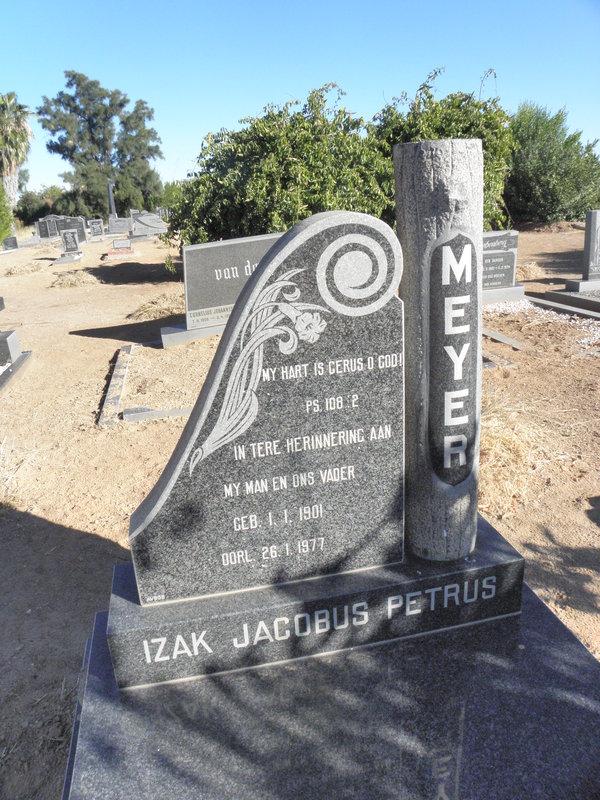 MEYER Izak Jacobus Petrus 1901-1977