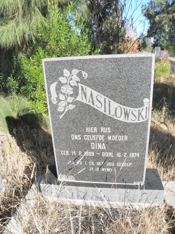NASILOWSKI Dina 1909-1974