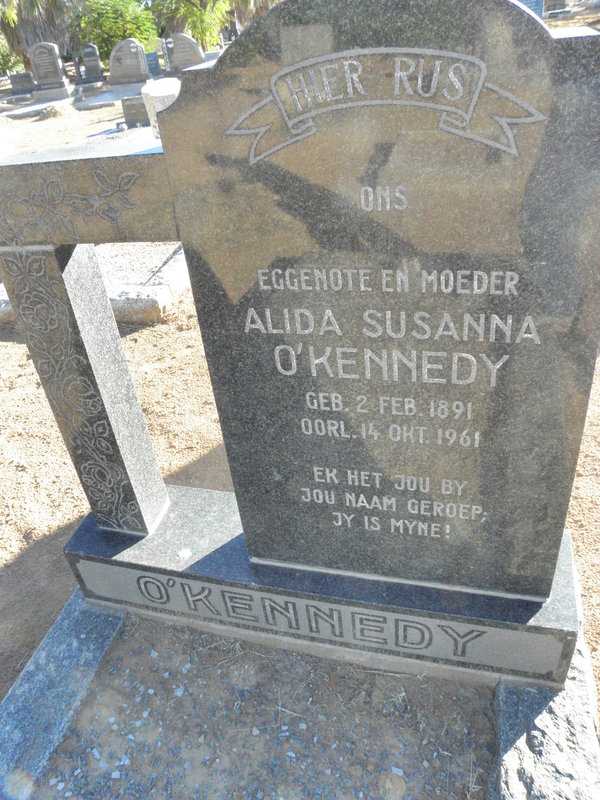 O'KENNEDY Alida Susanna 1891-1961