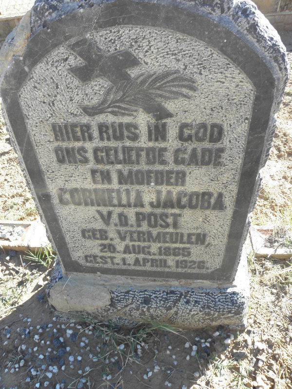 POST Cornelia Jacoba, v.d. nee VERMEULEN 1865-1926