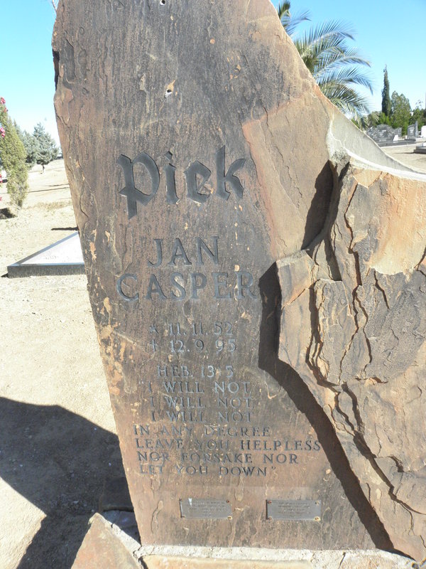 PIEK Jan Casper 1952-1995