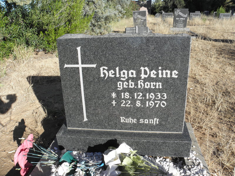 PEINE Helga nee HORN 1933-1970
