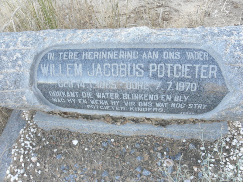 POTGIETER Willem Jacobus 1885-1970