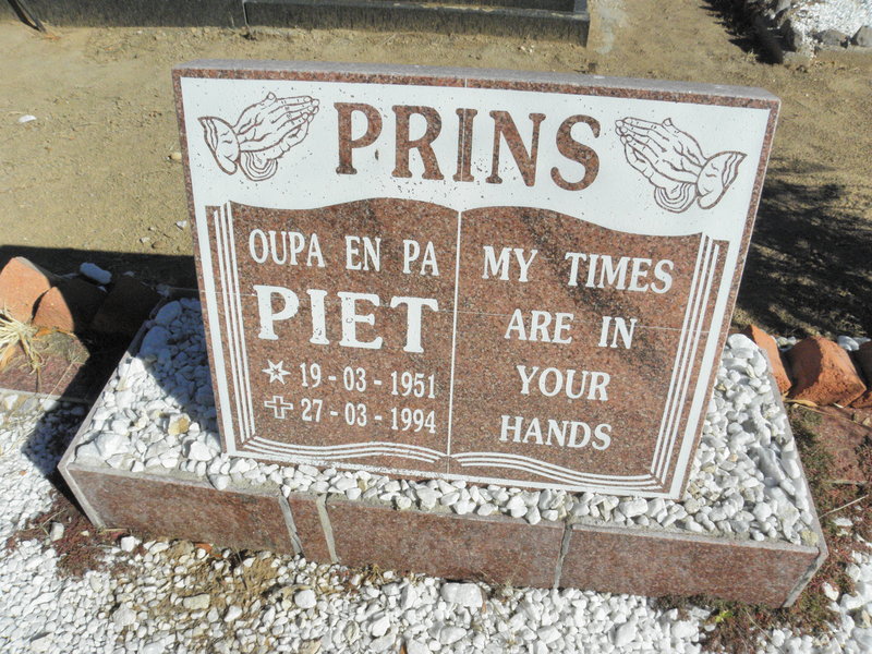 PRINS Piet 1951-1994