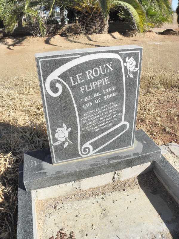 ROUX Flippie, le 1964-2006