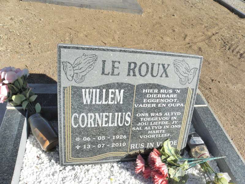 ROUX Willem Cornelius, le 1926-2010