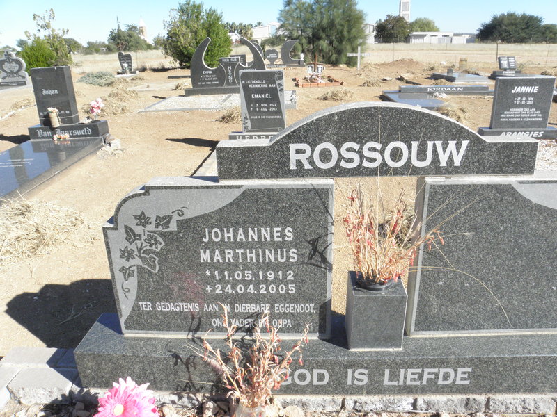 ROSSOUW Johannes Marthinus 1912-2005