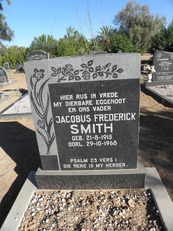 SMITH Jacobus Frederick 1915-1968
