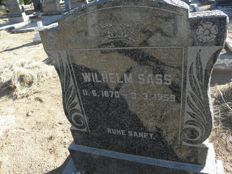 SASS Wilhelm 1870-1959