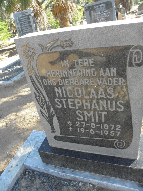 SMIT Nicolaas Stephanus 1872-1957