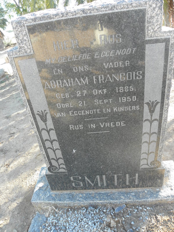 SMITH Abraham Francois 1885-1950