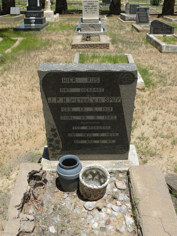 SPUY J.P.H., v.d. 1919-1963