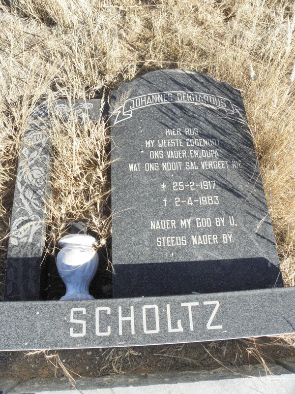 SCHOLTZ Johannes Gerhardus 1917-1983
