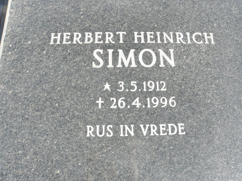 SIMON Herbert Heinrich 1912-1996